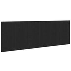vidaXL Bettkopfteil Schwarz Eichen-Optik 160 x 1,5 x 80,5 cm