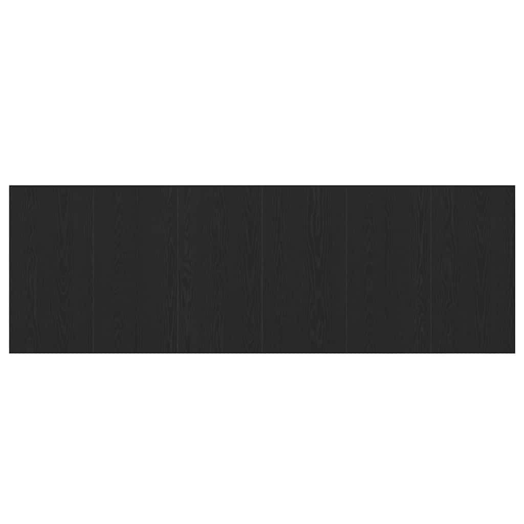 vidaXL Bettkopfteil Schwarz Eichen-Optik 160 x 1,5 x 80,5 cm