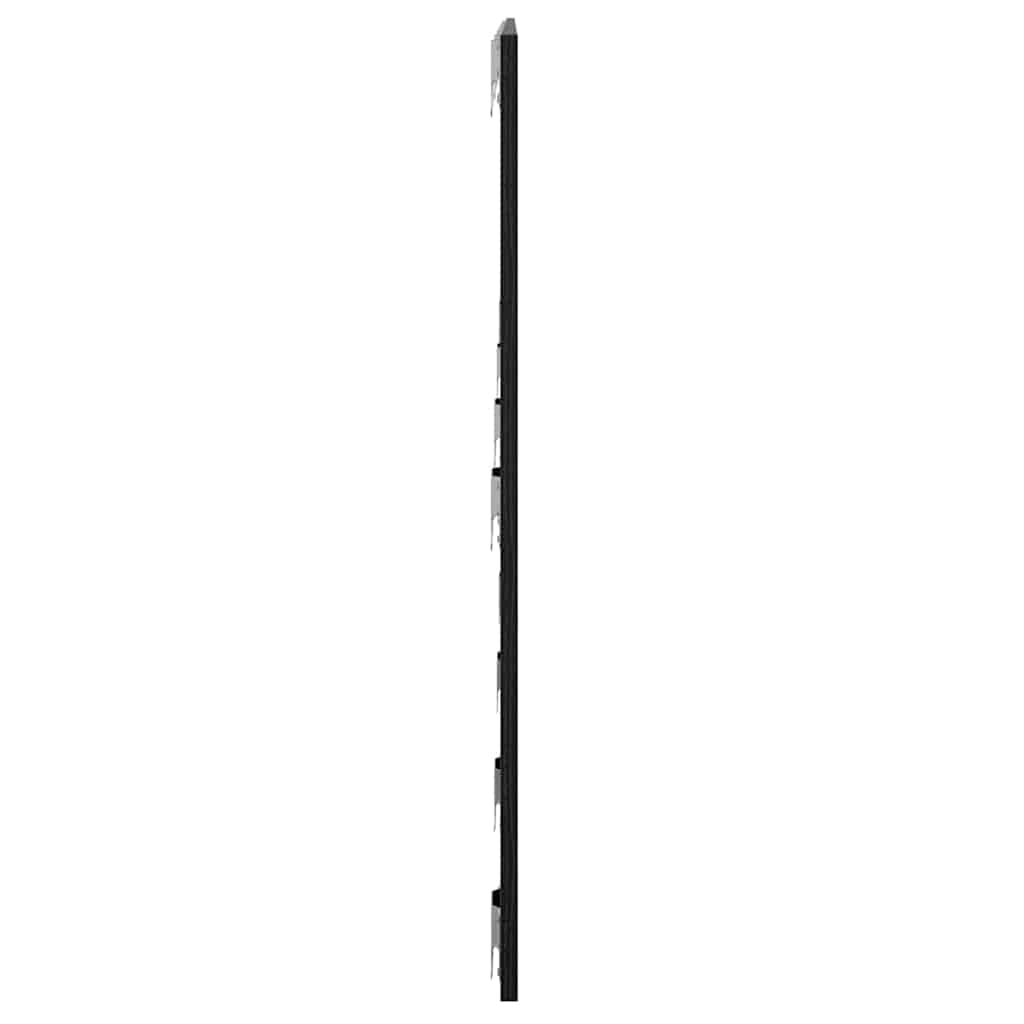 vidaXL Bettkopfteil Schwarz Eichen-Optik 160 x 1,5 x 80,5 cm