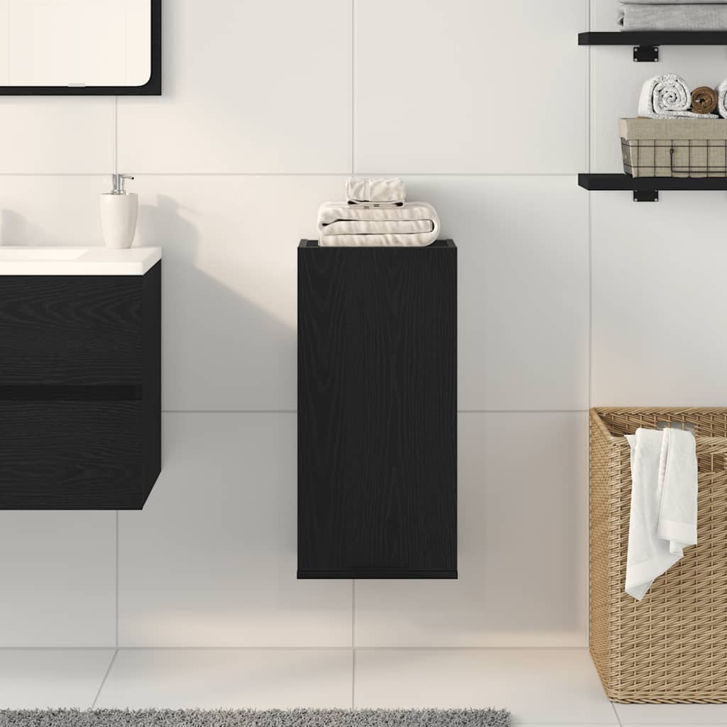 vidaXL Wandschrank Schwarze Eiche 32 x 20 x 67 cm Holzwerkstoff