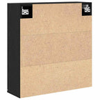 vidaXL Spiegelschrank mit Regal Schwarz Eichen-Optik 64 x 20 x 67 cm