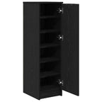 vidaXL Schuhschrank mit Regal Schwarz Eichen-Optik 29,5 x 35 x 101 cm