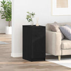 vidaXL Büroschrank Schwarz Eichen-Optik 33 x 50 x 75 cm Holzwerkstoff