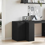 vidaXL Büroschrank Schwarz Eichen-Optik 33 x 50 x 75 cm Holzwerkstoff