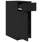 vidaXL Büroschrank Schwarz Eichen-Optik 33 x 50 x 75 cm Holzwerkstoff