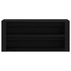 vidaXL Schuhbank Schwarze Eiche 100 x 35 x 45 cm Holzwerkstoff