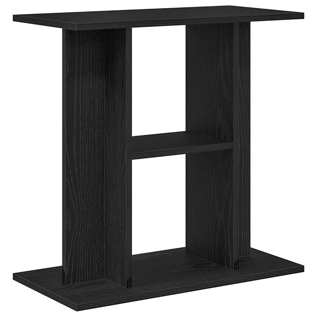 vidaXL Aquariumständer Schwarze Eiche 60 x 30 x 60 cm Holzwerkstoff