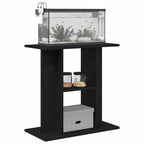 vidaXL Aquariumständer Schwarze Eiche 60 x 30 x 60 cm Holzwerkstoff