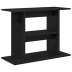 vidaXL Aquariumständer Schwarz Eichen-Optik 80x35x60 cm Holzwerkstoff