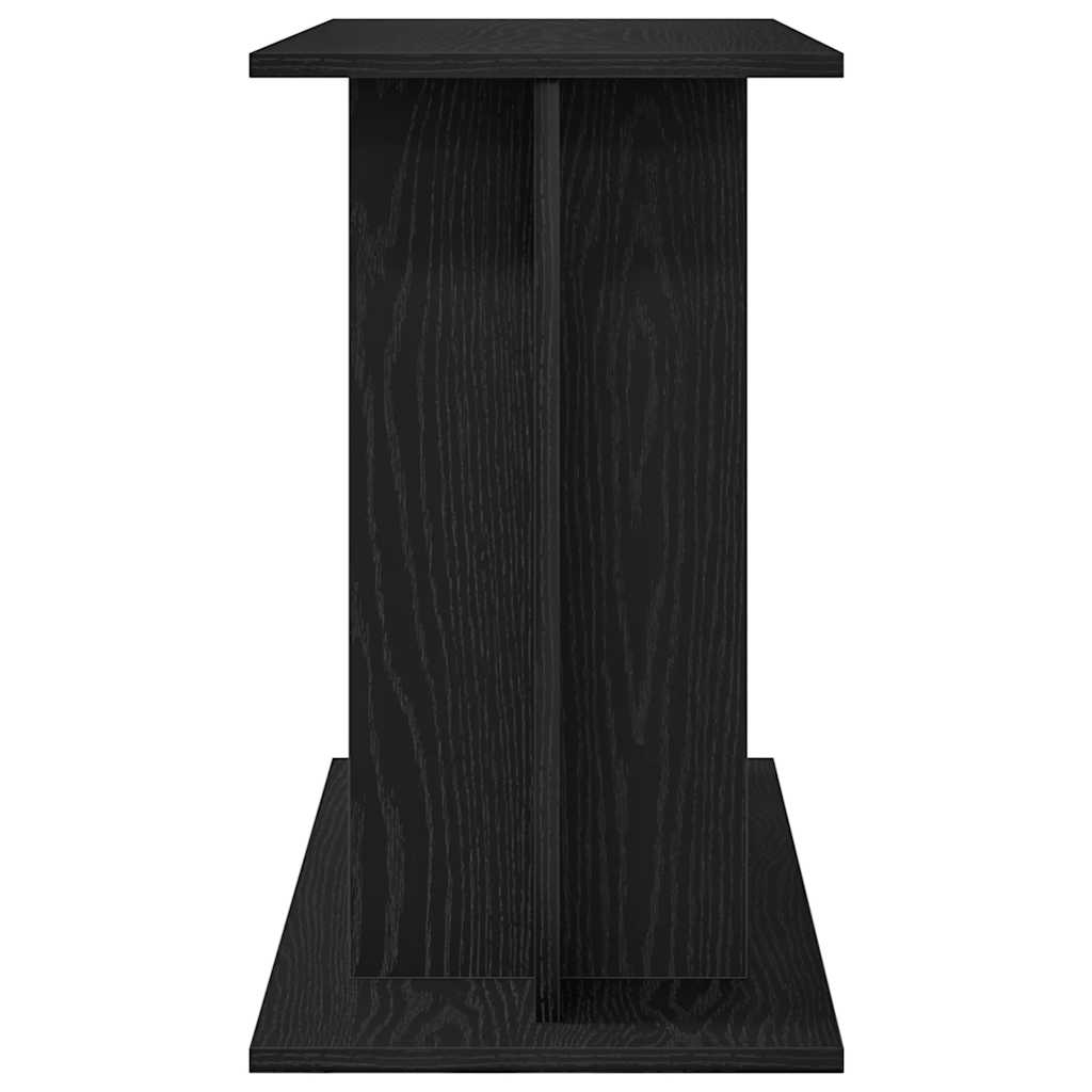 vidaXL Aquariumständer Schwarz Eichen-Optik 80x35x60 cm Holzwerkstoff