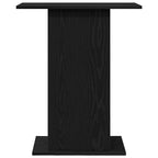 vidaXL Aquariumständer Schwarz Eichen-Optik 60,5x36x72,5 cm