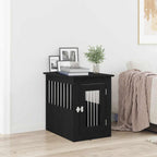 vidaXL Hundebox-Möbel Schwarze Eiche 45 x 62 x 59 cm Holzwerkstoff