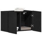 vidaXL TV-Schrank Schwarze Eiche 60 x 30 x 41 cm Holzwerkstoff
