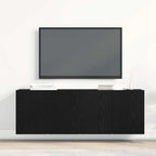 vidaXL TV-Schränke 2 Stk. Schwarze Eiche 120 x 30 x 41 cm Holzwerkstoff