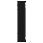 vidaXL Bad-Spiegelschrank Schwarz Eiche-Optik 42x12x60cm Holzwerkstoff