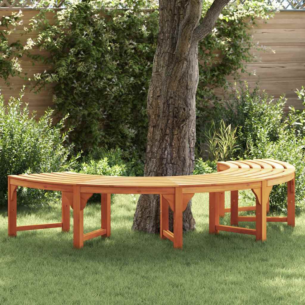 vidaXL Baumbank 4-Sitzanzahl 210 x 80 x 45 cm Massives Eukalyptus Holz