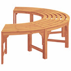 vidaXL Baumbank 4-Sitzanzahl 210 x 80 x 45 cm Massives Eukalyptus Holz