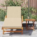 vidaXL Sonnenliege Beige 200 x 67 x 84 cm Massivholz Akazie
