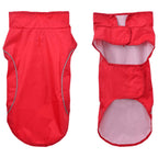 vidaXL Hunde Regenmantel mit Reflexstreifen Polyester Rot XXS