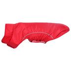 vidaXL Hunde Regenmantel mit Reflexstreifen Polyester Rot XXS