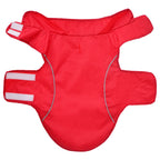 vidaXL Hunde Regenmantel mit Reflexstreifen Polyester Rot S