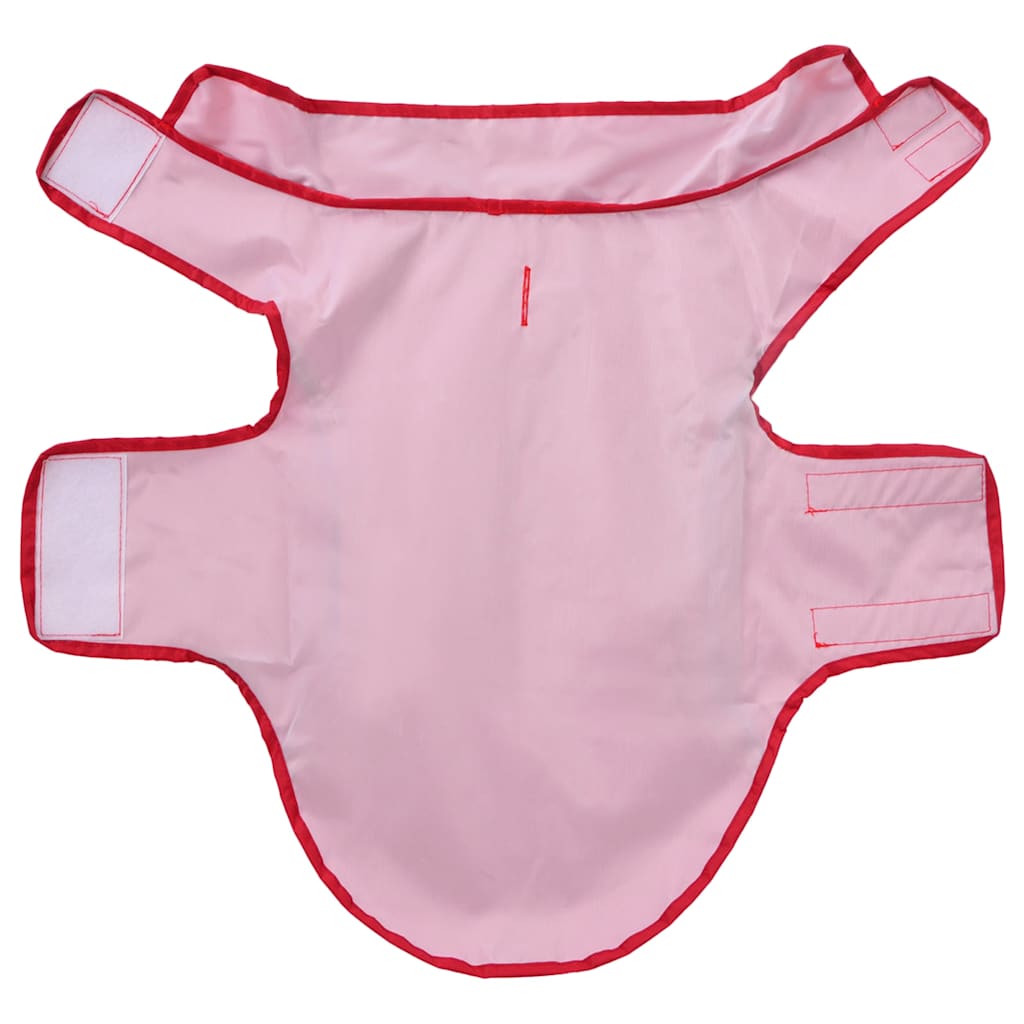 vidaXL Hunde Regenmantel mit Reflexstreifen Polyester Rot S