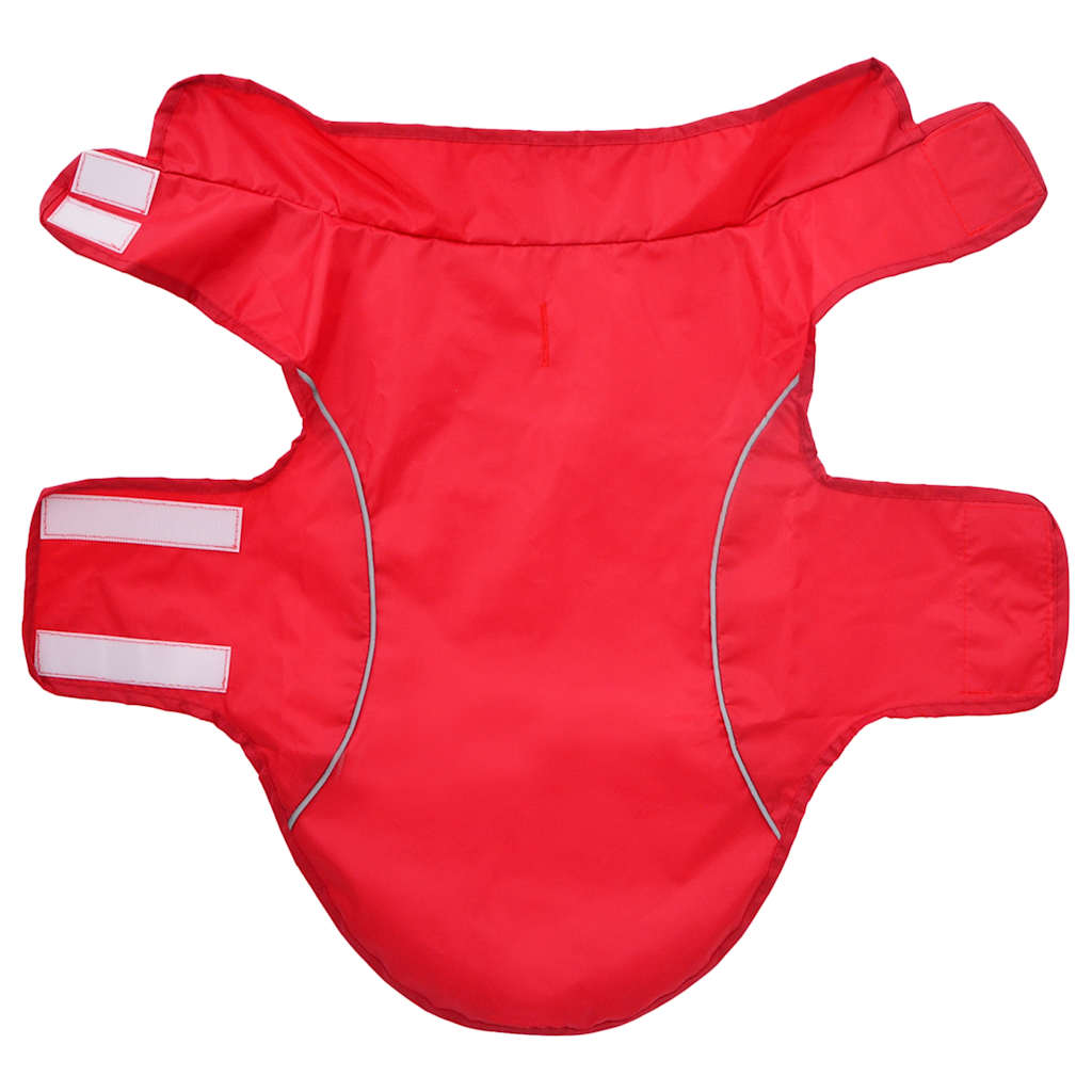 vidaXL Hunde Regenmantel mit Reflexstreifen Polyester Rot M
