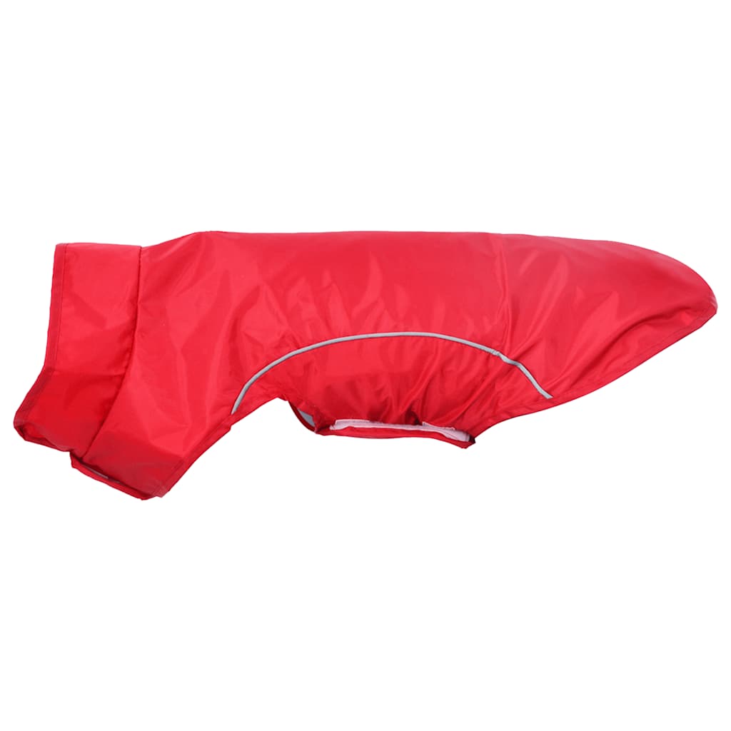 vidaXL Hunde Regenmantel mit Reflexstreifen Polyester Rot M