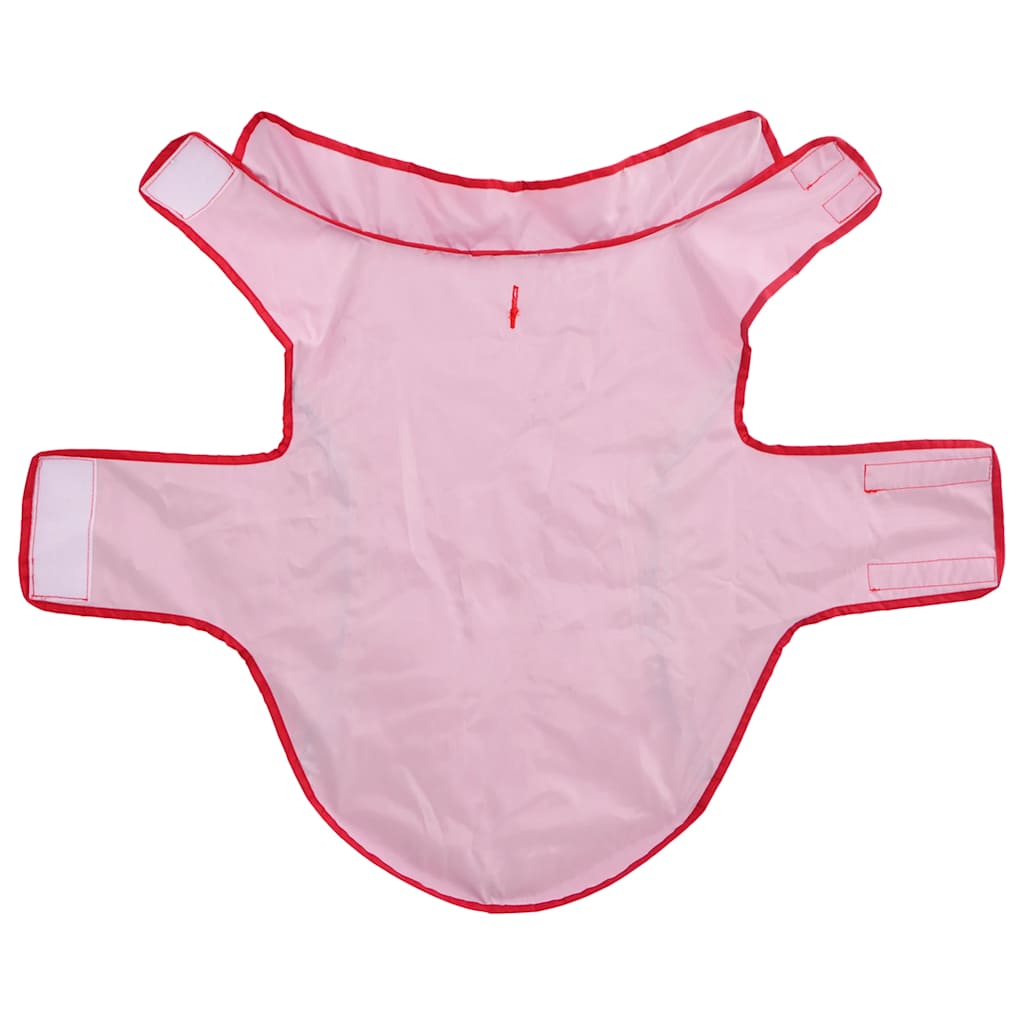 vidaXL Hunde Regenmantel mit Reflexstreifen Polyester Rot L