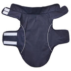 vidaXL Hunde Regenmantel mit Reflexstreifen Polyester Marineblau M
