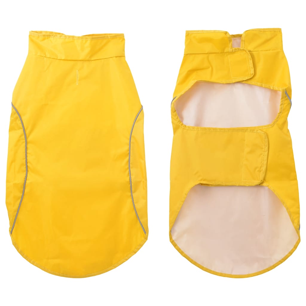 vidaXL Hunde Regenmantel mit Reflexstreifen Polyester Gelb L