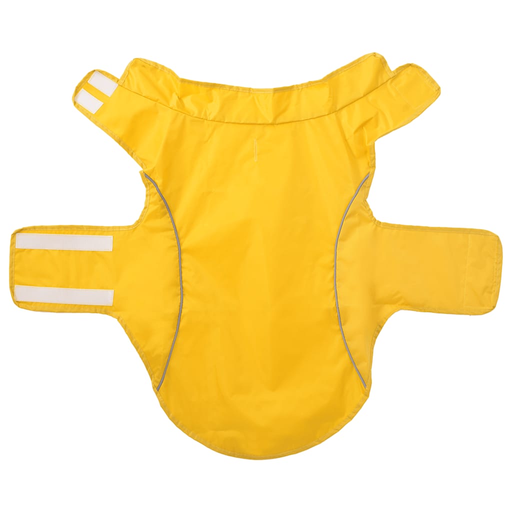 vidaXL Hunde Regenmantel mit Reflexstreifen Polyester Gelb L