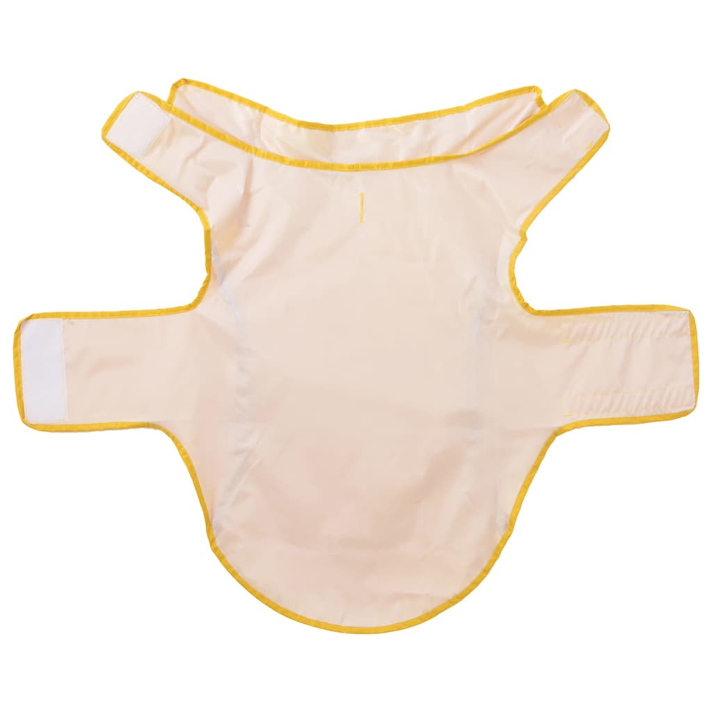 vidaXL Hunde Regenmantel mit Reflexstreifen Polyester Gelb L