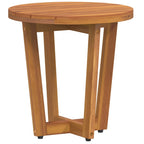 vidaXL Garten-Beistelltisch Rund Ø40x40 cm Massivholz Akazie