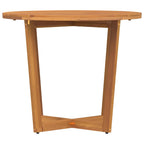 vidaXL Garten-Esstisch Rund Ø90x75 cm Massivholz Akazie