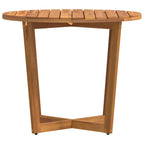 vidaXL Garten-Esstisch Rund Ø90x75 cm Massivholz Akazie