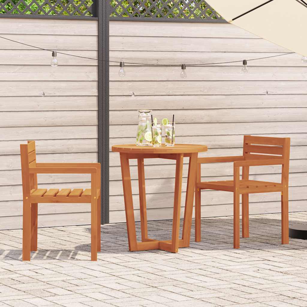 vidaXL Gartenstühle 2 Stk. 50x53x80 cm Massivholz Akazie