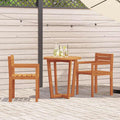 vidaXL Gartenstühle 2 Stk. 50x53x80 cm Massivholz Akazie