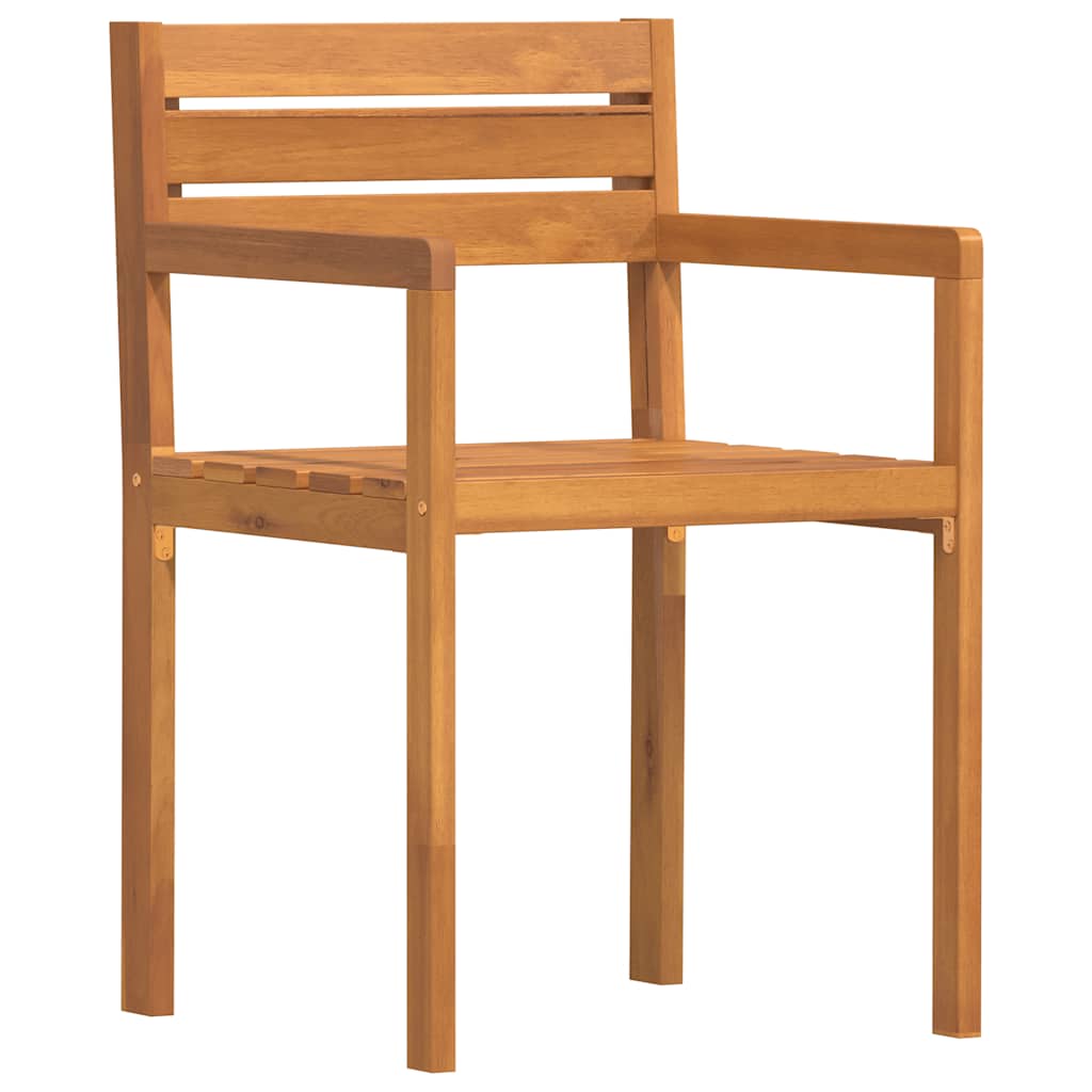 vidaXL Gartenstühle 4 Stk. 50x53x80 cm Massivholz Akazie