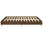vidaXL Bettgestell ohne Matratze Braun Eichen-Optik 200x200 cm