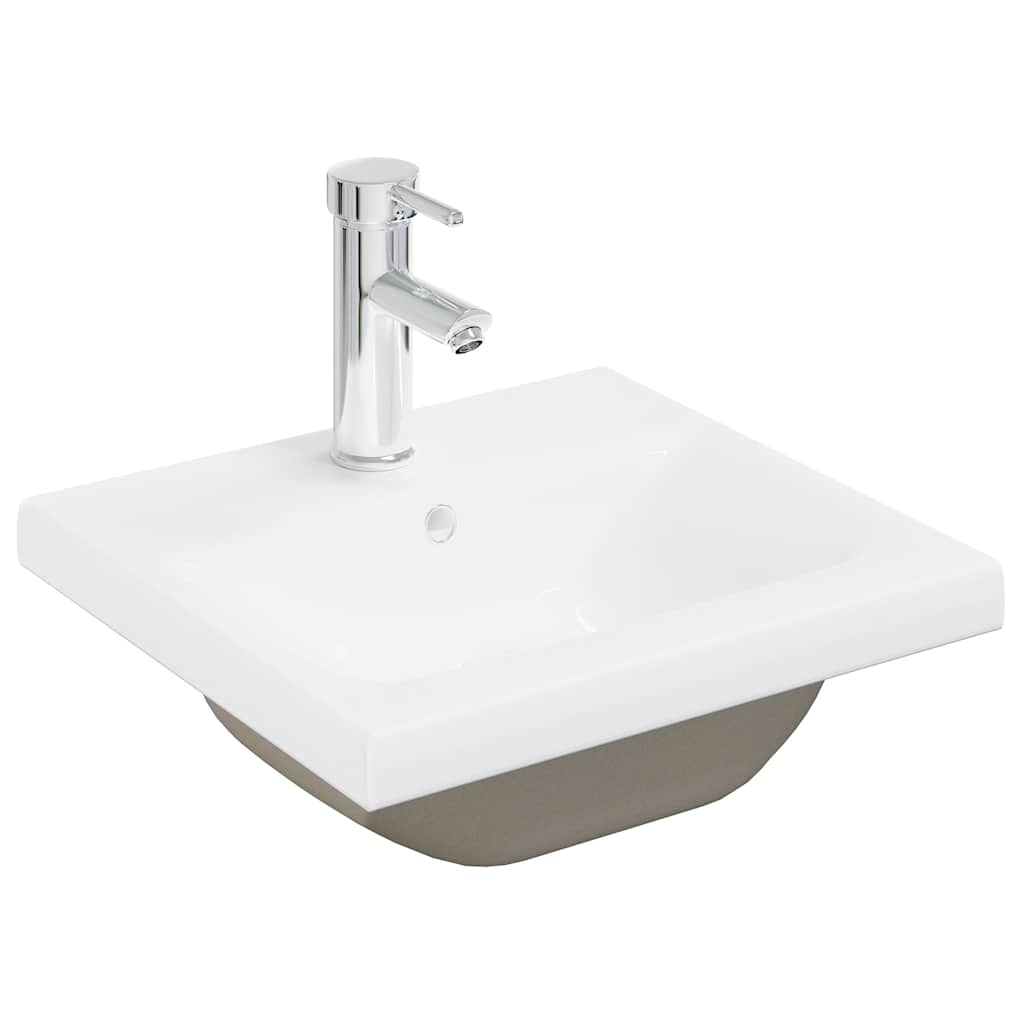 vidaXL Waschbeckenunterschrank mit Einbaubecken und Wasserhahn