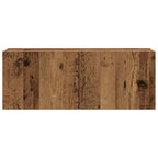vidaXL 8-tlg. TV-Schrank-Set Wandmontage Altholz-Optik Holzwerkstoff