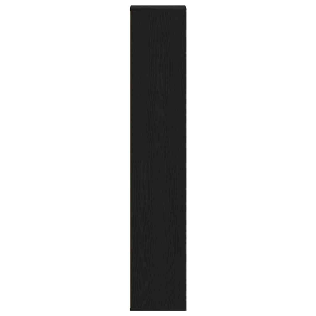 vidaXL Schuhschrank Schwarz Eichen-Optik 54x34x183 cm Holzwerkstoff