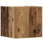 vidaXL 6-tlg. TV-Schrank-Set Wandmontage Altholz-Optik Holzwerkstoff