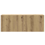 vidaXL 6-tlg. TV-Schrank-Set Wandmontage Artisan-Eiche Holzwerkstoff
