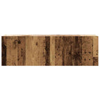 vidaXL 2-tlg. TV-Schrank-Set Wandmontage Altholz-Optik Holzwerkstoff