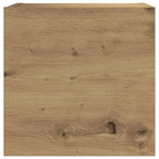 vidaXL 7-tlg. TV-Schrank-Set Wandmontage Artisan-Eiche Holzwerkstoff