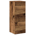 vidaXL 4-tlg. TV-Schrank-Set Wandmontage Altholz-Optik Holzwerkstoff