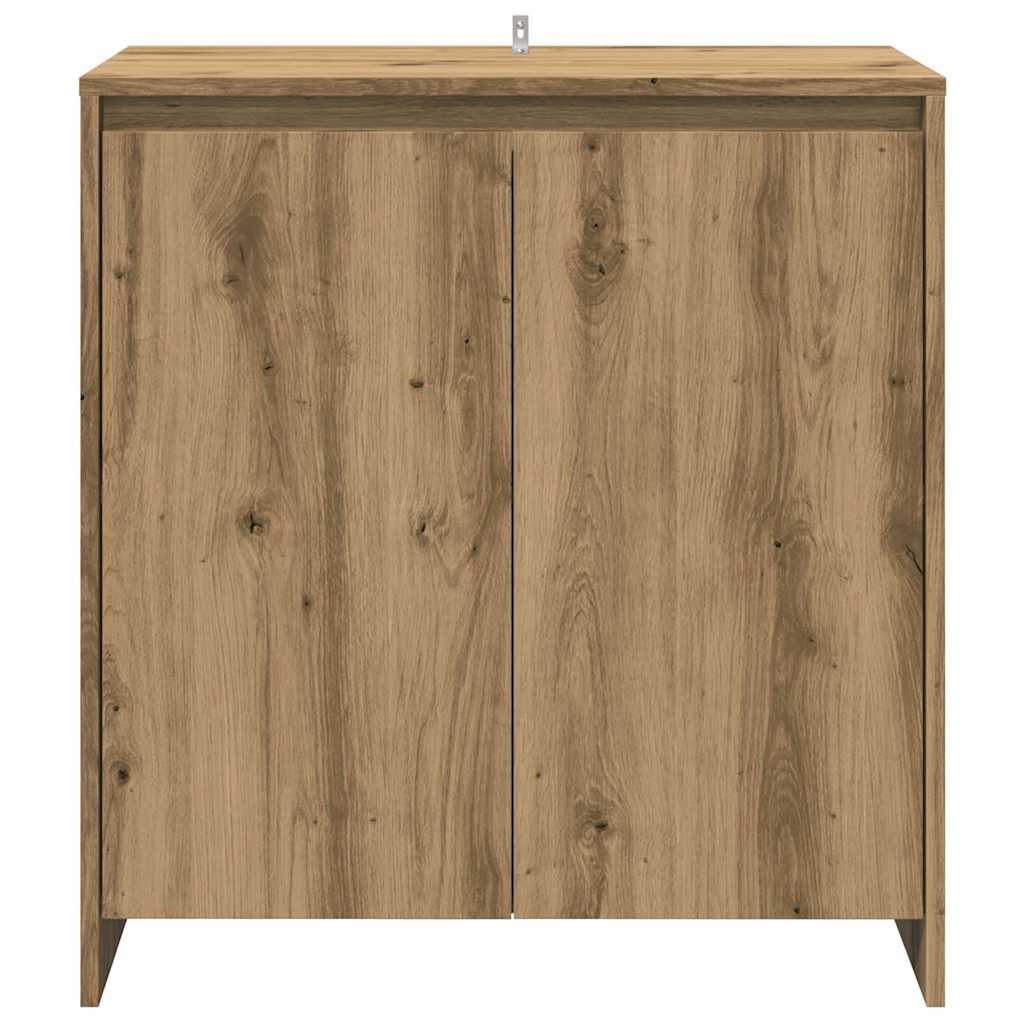 vidaXL 2-tlg. Sideboard Artisan-Eiche Holzwerkstoff