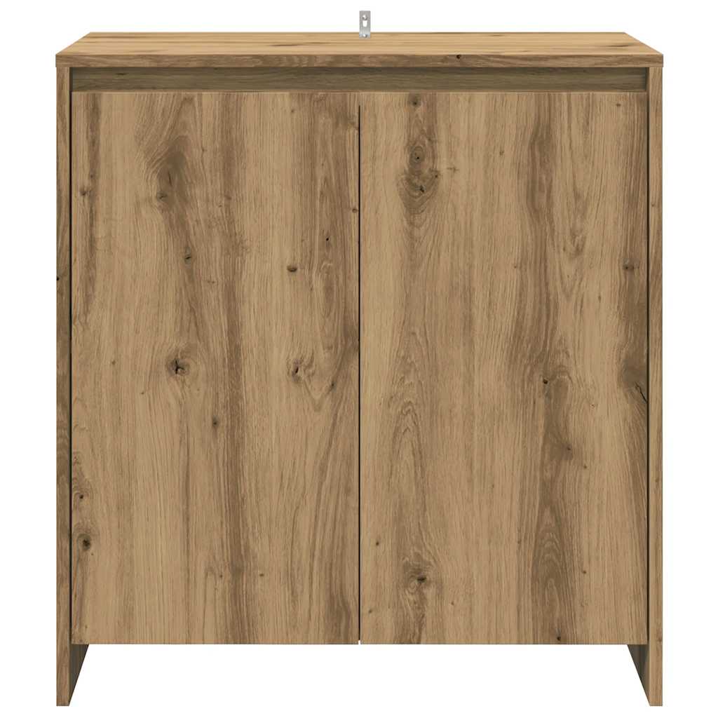vidaXL 3-tlg. Sideboard Artisan-Eiche Holzwerkstoff